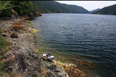 looking South down Saanich Inlet