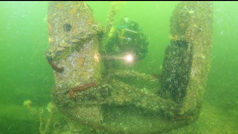 structure on the drydock