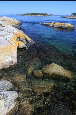 Looking North towards Strongtide Island