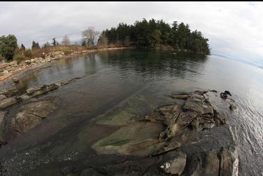 sandstone and Coffin Point in distance