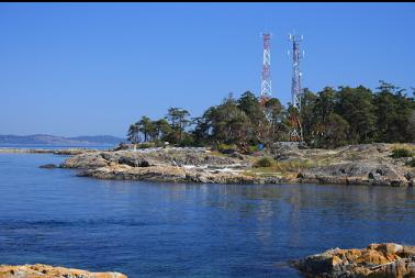 radio towers on Chatham Island group