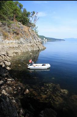 shoreline looking North