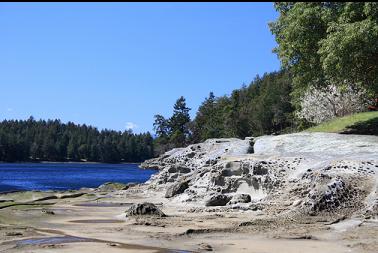 sandstone shoreline