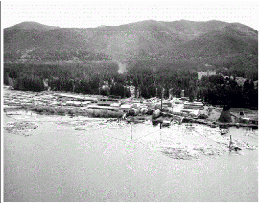 old view of the mill from the B.C. Archives