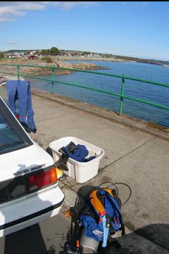 PARKING ABOVE BEACH